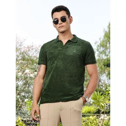Thomas Scott Men Towel Terry Polo Collar T-shirt-picture-35