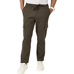 thomas scott Men's | Solid | Light Weight | Breathable Fabric | 6 Pocket | Ankle Length | Mid Rise | Regular Fit | Linen | Elasticated with Drawstring | Chino Trouser | Pants-picture-37