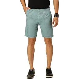 thomas scott Men's | Solid | Mid Rise | Light Weight | 100% Cotton | Casual | Chino | Shorts for Men-picture-20