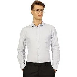 thomas scott Men's Smart Micro Checks Formal Shirt-picture-13
