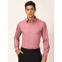 Thomas Scott Pink Slim Fit Cotton Shirt-picture-24