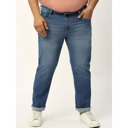 Thomas Scott Plus Size Men Smart Tapered Fit Clean Look Stretchable Jeans-picture-29