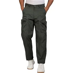thomas scott Relaxed Fit Cargo Trousers for Mens-picture-34