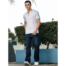 Thomas Scott White Regular Fit Solid Polo T-Shirt image 5