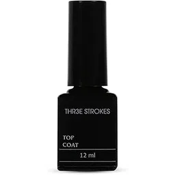 THR3E STROKES Soak Off UV LED Gel Nail PolishNo Wipe Top Coat (12 ml)-picture-49