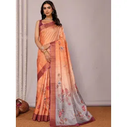 THREAD BOX Floral Silk Blend Saree-picture-38