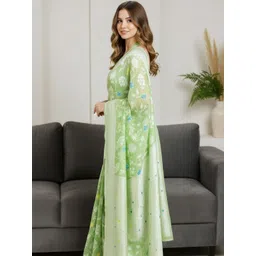 THREAD BOX Floral Zari Silk Blend Banarasi Saree-picture-35