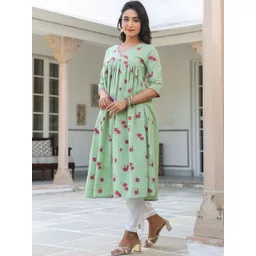 THREAD BOX Women Floral Printed Kurta-picture-28
