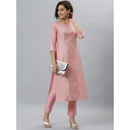 THREAD BOX Women Regular Kurta with Trousers-picture-20