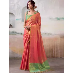 THREAD BOX Zari Tissue Handloom Saree-picture-19