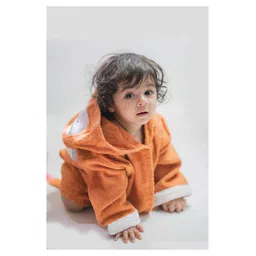 Thread Fairy Little Fox Bath Robe Small Size - Brown-picture-13