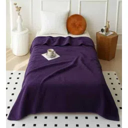 Violet 300 GSM Silky Touch Premium Super Soft Single Bed Blanket-image-42