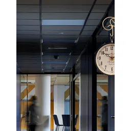 THREADVIBE LIVING Beige & Black Vintage Traditional Railways Station Clock-picture-35