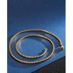 thrillz Men Gold-Plated Chain with Lobster Claw-picture-29