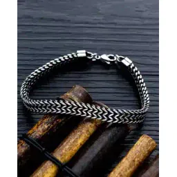thrillz Men Silver Bracelet-picture-22