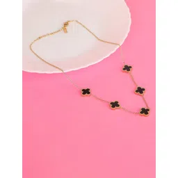 Thrillz Stainless Steel Gold-Plated Minimal Chain-picture-11