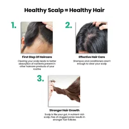 ThriveCo AHA BHA PHA Exfoliating Scalp Scrub | Promotes Hair Growth, Clears Dandruff, Dead Skin, Oil & Product Buildup | Works on Dry, Flaky & Itchy Scalp | For Men & Women | Travel-Friendly | 25ml image 3