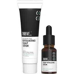 ThriveCo Scalp Care Kit | AHA BHA PHA Exfoliating Scalp Scrub (25ml) & Scalp Vitalizing Serum (10ml) | Promotes Hair Growth, Clears Dandruff, Dead Skin, Oil & Product Buildup | Travel-Friendly-picture-11