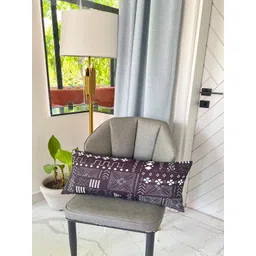 THROWPILLOW Black & White Abstract Printed Rectangle Cushion Cover-picture-40