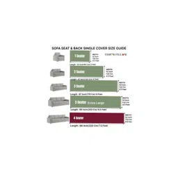 THROWPILLOW Blue & White Printed Polyester 1 Piece Sofa Cover image 3