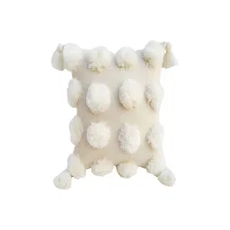 THROWPILLOW Off White Embroidered Square Cushion Cover-picture-24