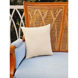 THROWPILLOW Off White Square Cushion Cover-picture-24