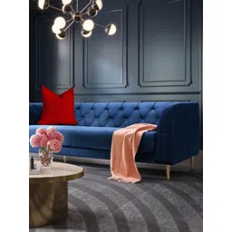 THROWPILLOW Red Embellished Rectangle Cushion Covers-picture-31