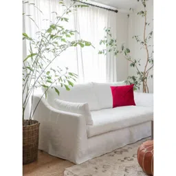 THROWPILLOW Red Embellished Velvet Square Cushion Covers image 3