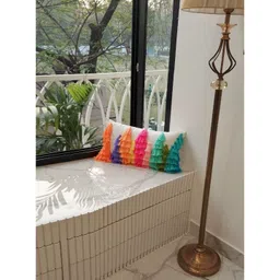 THROWPILLOW White & Multicoloured Embellished Rectangle Cushion Covers-picture-22