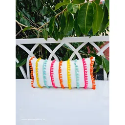 THROWPILLOW White & Yellow Rectangle Cushion Covers image 2