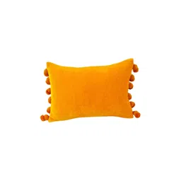 THROWPILLOW Yellow Embellished Rectangle Cushion Cover-picture-31