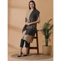 Tiara Women Checked Woven Design Shawl-picture-20