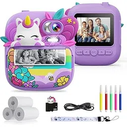 TIATUA Kids Instant Print Digital Camera, Purple-picture-44