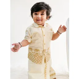 Tiber Taber Boys Printed Casual Cotton Shirt-picture-50