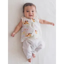 Tiber Taber Boys Printed Shirt with Trousers-picture-55