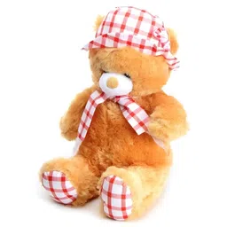 Tickles Cute Princess Teddy Soft Stuffed Plush Toy For Kids Boys & Girls Birthday Gifts (Size: Length 35 cm; Color: Brown) image 3