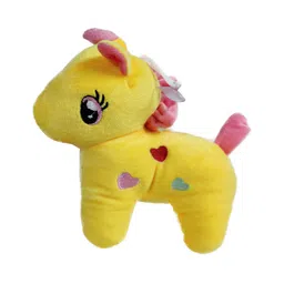 Tickles Unicorn Soft Stuffed Plush Animal Toy for Kids Boys & Girls Birthday Gift (Color: Yellow Size: Length 20 cm)-picture-20