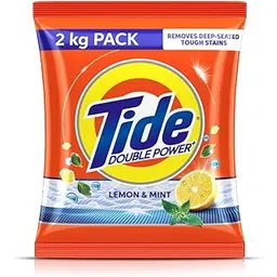 Tide Plus Double Power Detergent Washing Powder - 2 kg (Lemon and Mint)-picture-15