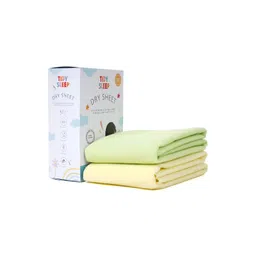 TIDY SLEEP Green & Yellow 2 Pieces Waterproof & Reusable Bed Protector Baby Drysheet-picture-32