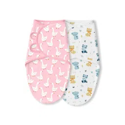 TIDY SLEEP Infants Set Of 2 Printed Hug Me U Shape Wrapper-image-29