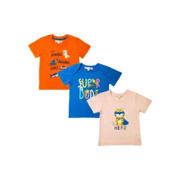 TIDY SLEEP Kids 3 Printed Moisture Wicking Applique T-shirt-picture-56
