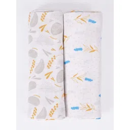 TIDY SLEEP White & Grey 2 Pieces Summer 210 GSM Single Bed Blanket-picture-40