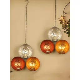 TIED RIBBONS Beige 2 Pieces Wall Hanging Tealight Candle Holder-picture-19