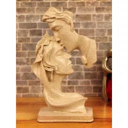 TIED RIBBONS Beige Couple Face Figurine Showpiece-picture-12