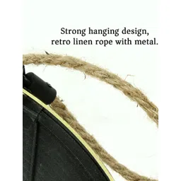 TIED RIBBONS Beige Round Shaped Framed Wall Hanging Mirror image 2