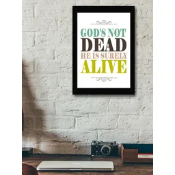 TIED RIBBONS Black & White Solid Inspirational Typographic Wall Art-picture-17