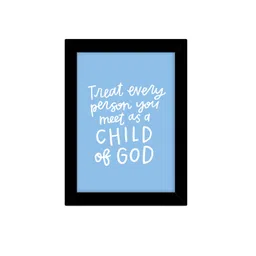 TIED RIBBONS Black Solid Single Inspirational Wall Photo Frame-picture-10