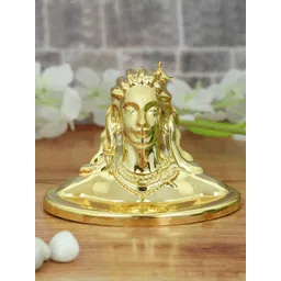 TIED RIBBONS Gold-Toned Adiyogi Lord Shiva Statue Showpiece image 2