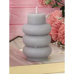 TIED RIBBONS Grey Berries Scented 48 Hours Burn Time Pillar Candle-picture-30