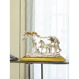 TIED RIBBONS Horse Statue with Baby Horse Figurines Animal Statue-picture-19